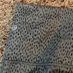 lululemon athletica Gray Patterned Leggings